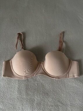 Calvin Klein Convertible Strapless Nude Bra in Beige
